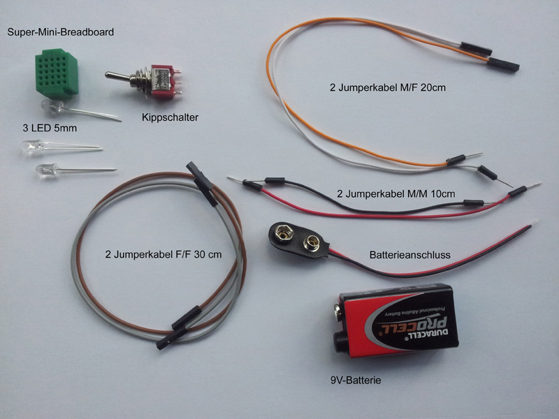 Komponenten für LED-Objekt